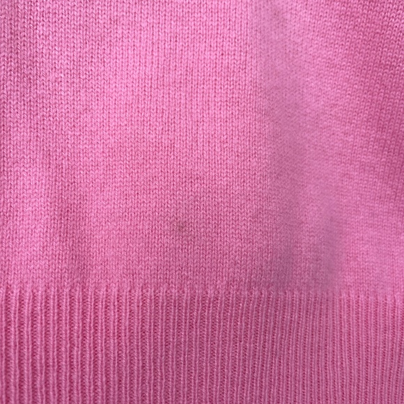26 80 Pam Beach Cashmere Light Pink Sweater - Picture 8 of 9